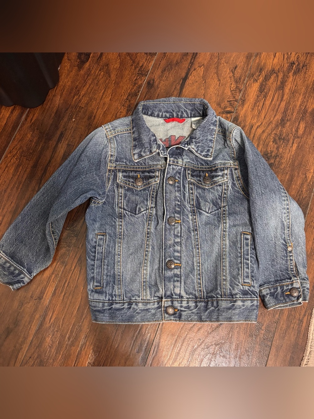 OshKosh B'gosh Washed Blue Denim Jacket with Button Front